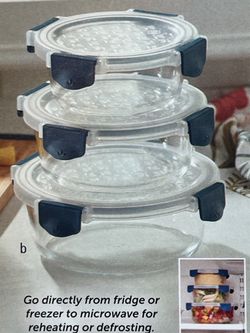 Princess House glass containers