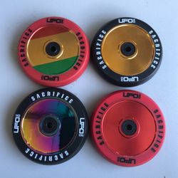 Scrifice 100 MM wheels With bearings
