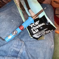 pop rivet tool k110 and vintage soldering iron