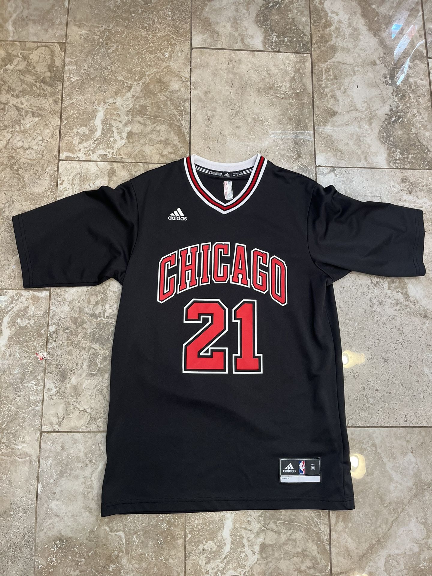 Jimmy Butler Chicago Bulls Pullover Shirt 2015 Adidas Jersey Adult Men's Size Medium