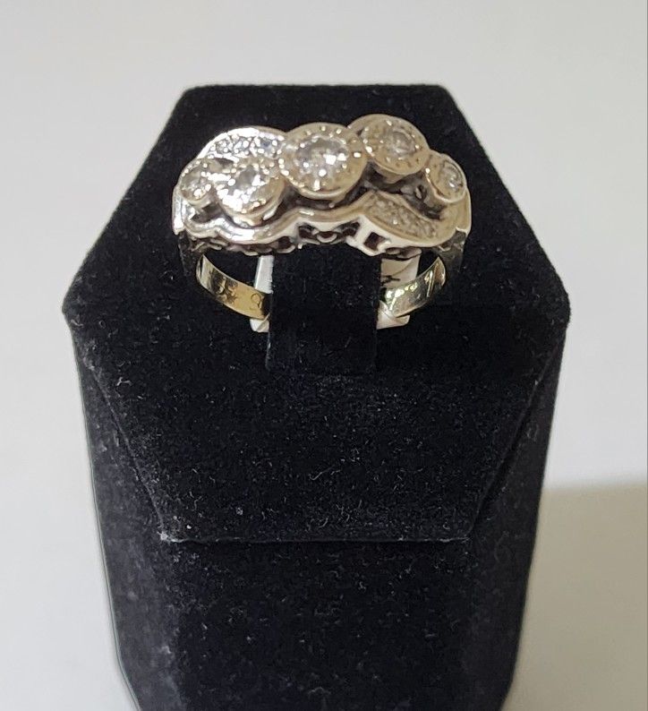 14k/5.2 DIA .33 CTW FASHION RING