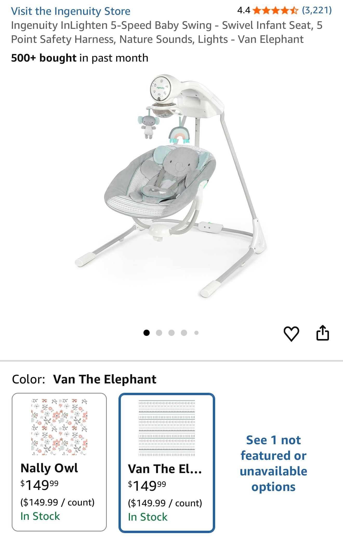 Ingenuity Baby Swing And Bouncer