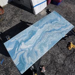 One Of A Kind, Artistic, Epoxy Designs Let Us Transform Your Home Office Gym, Garage Floors 