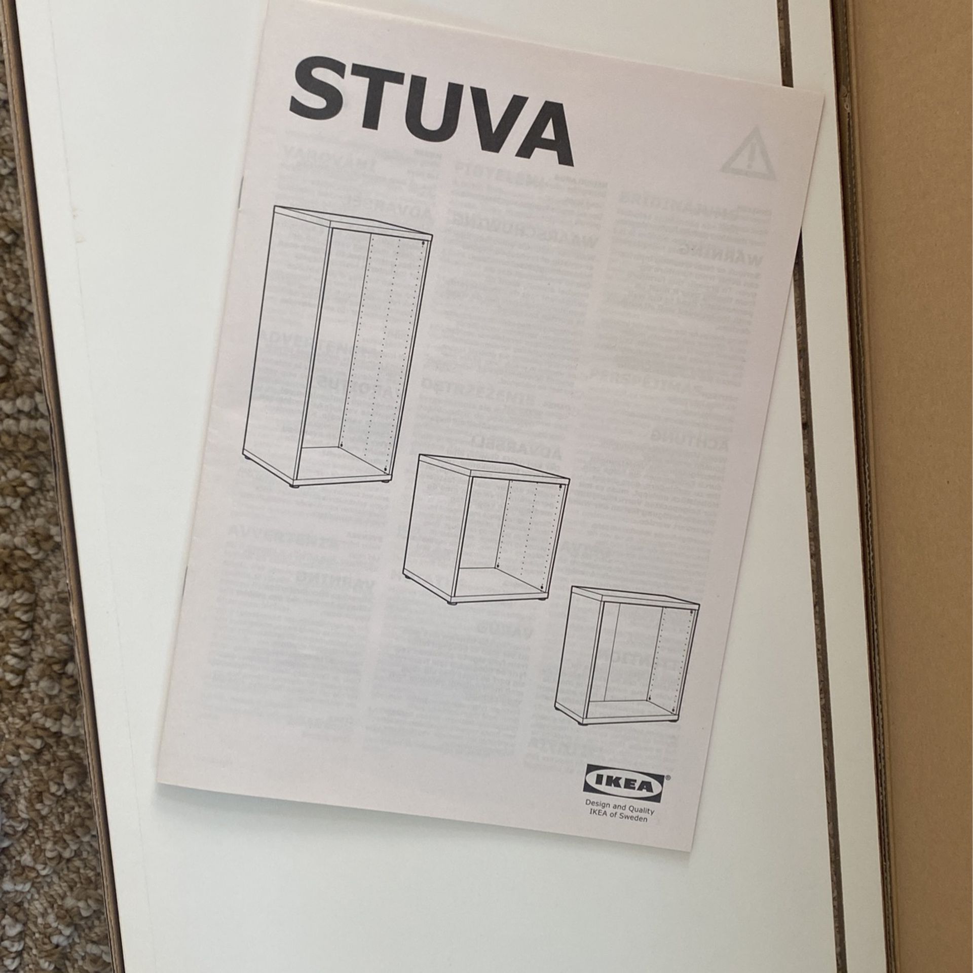 Stuva White IKEA Cube New In Box 