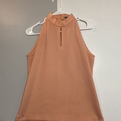 Vintage Peach Halter Top