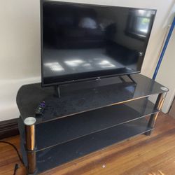 48 Inch Roku Smart TV + TV Stand