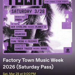 SATURDAY FACTORY TOWN MMW