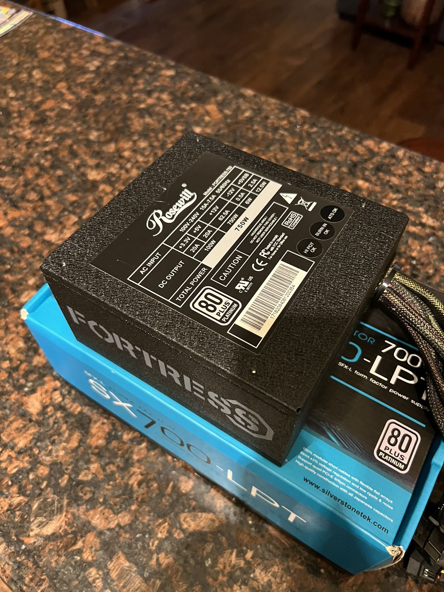 Rosewill 750w 80+ Platinum Gaming Computer Pc Power Supply