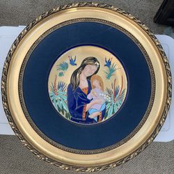 VTG BETOURNE LIMOGES Mothers Day 1974 Jean-Paul Loup Enamel Gold 57/500 France