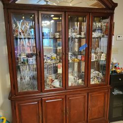 China cabinet with hatchback