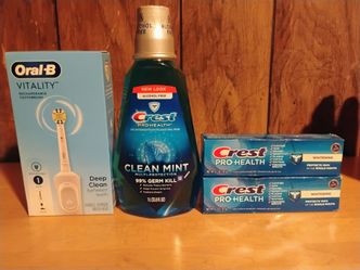 Oral B vitality rechargeable toothbrush bundle