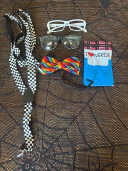 Halloween Costume Nerd Costume Accessory Set
