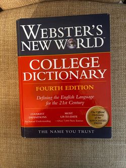 Webster's New World College Dictionary Fourth Edition