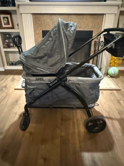 Baby Trend Tour LTE 2-in-1 Stroller Wagon in Desert Grey