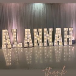 Marquee Letters And Numbers