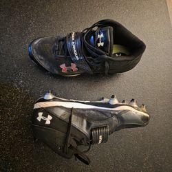 Size 10.5 Under Armour Foitball Cleats 