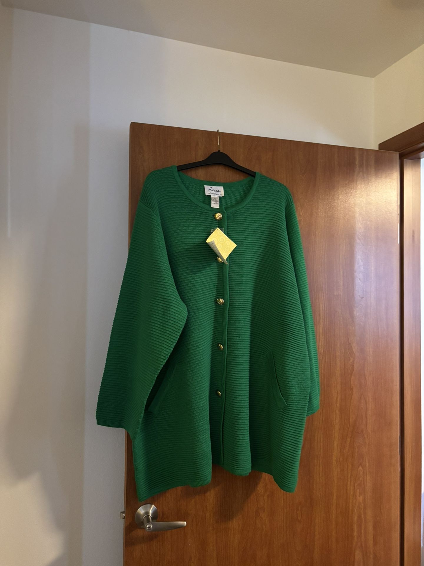 Linea By Louis Dell’Olio Long Sleeve Cardigan Sweater 3XL