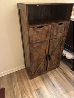 Farmhouse storage cabinet