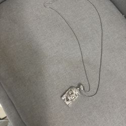 925 Silver Solid With Diamonds 