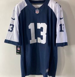 Mens Dallas Cowboys #13 Caleb Downs Nike Navy Alternate Jersey Sz Large