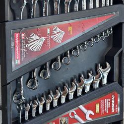 Husky 24 piece combination wrench set