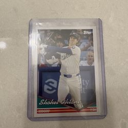 Shohei Ohtani Dodgers Topps Card – P/DH (Great Condition 