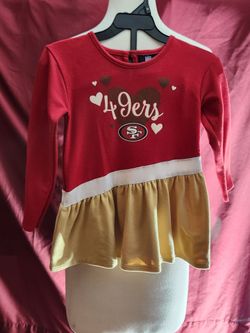 NFL San Francisco 49ers Toddler Cheerleader dress