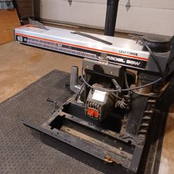 Craftsman 10" Radial Arm Sae With Stand Model 113.197751