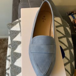 Blue Flats Sandals Shoes For Women 