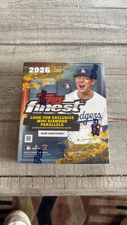 2026 Topps Finest Baseball Blaster Box