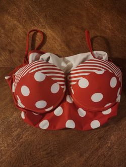 Polka Dot Swim Top
