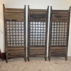 Vintage Asian Soji Screen 