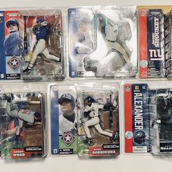 McFarlane SportsPicks Lot - 9 NIB Figures - A-Rod Mariners & Shaun Alexander