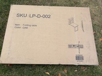 Folding table
