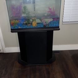 Fish Tank Set Includes Tank And Table 
