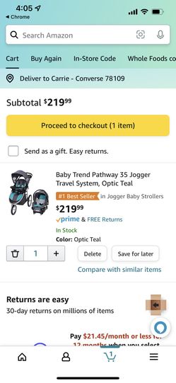 Jogging stroller and car seat expires in 2024