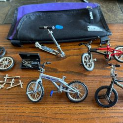 Vintage BMX Tech deck bikes And razor With Tools And tires