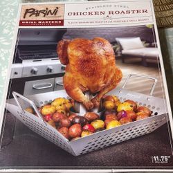 Stainless steel chicken roaster