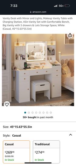 Wooden Vanity 