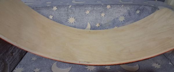 Wooden balance board  intentional