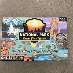 NWT National Park Trivia Board Game 