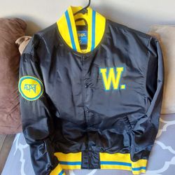 Adapt Gold Blooded Golden State Warriors Inspired Full-Snap Jacket - Size XXL