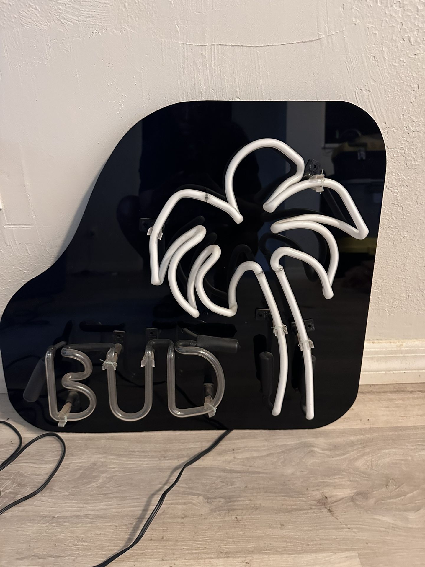 Bud Light Neon Sign - PARTS OR REPAIR