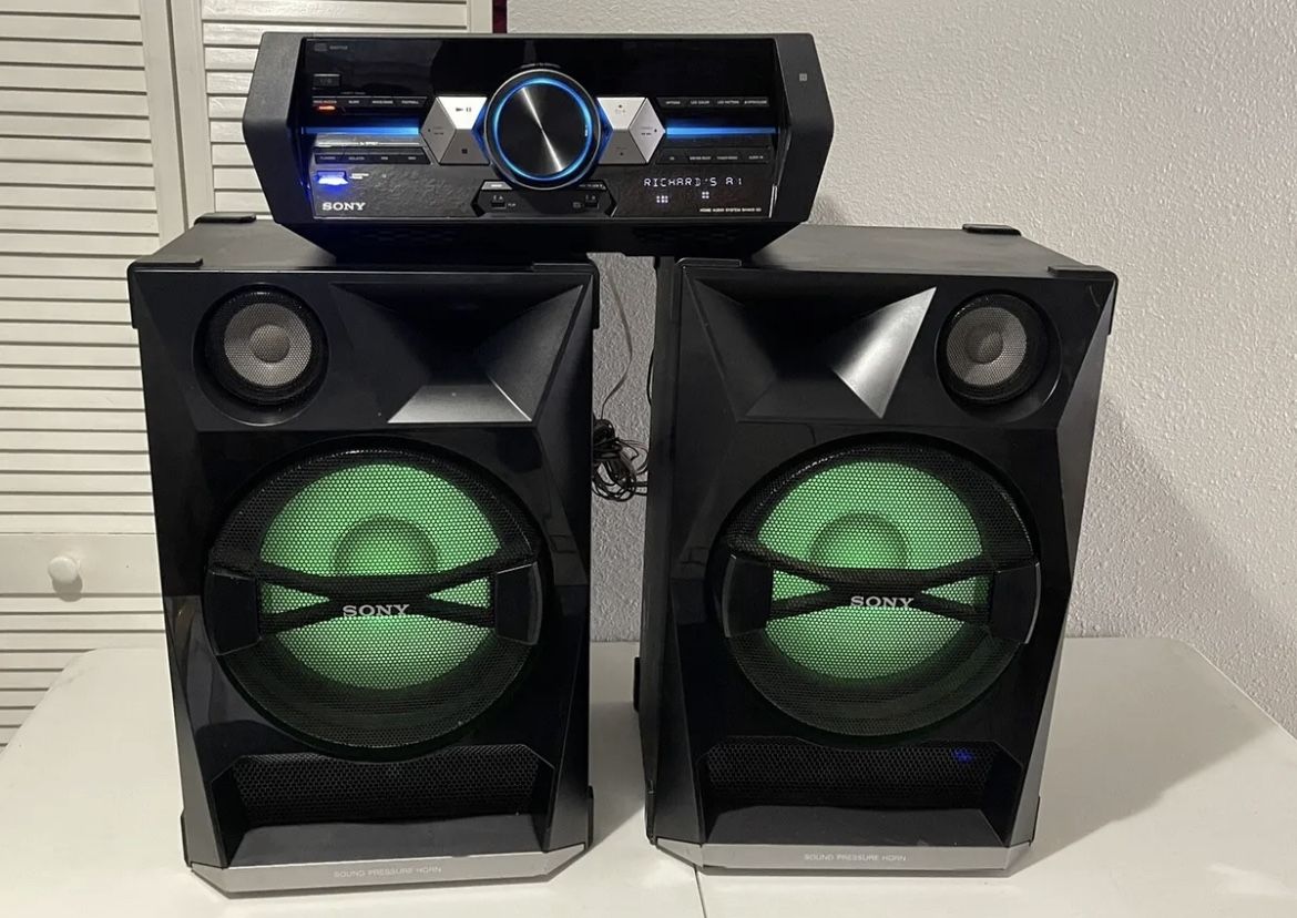 Sony Shake 33 Bluetooth 2200 Watt Audio System with CD player Mp3