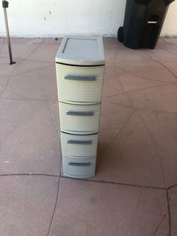 Slim 4 drawer 33in tall 8 in wide