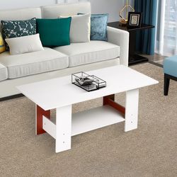  2 Tier Wood Coffee Table