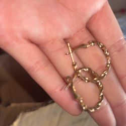 Little Gold Hoop Earrings