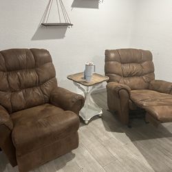 Two recliner Chairs 