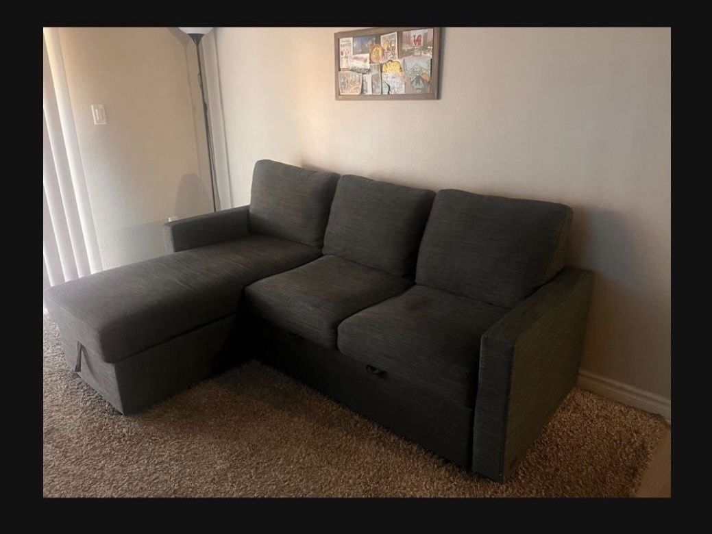 Couch With Storage And Pull Out Bed 