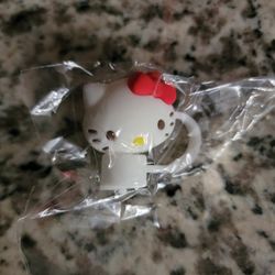 Sanrio Hello Kitty Straw Topper Brand New